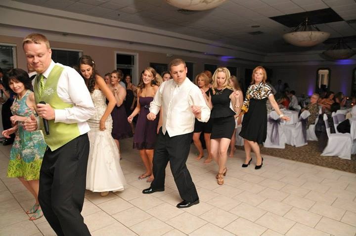 Slide Dancing Wedding Reception
