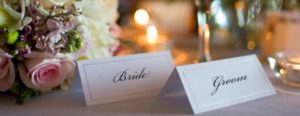 Reception Place cards